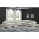  Manufacturer Color_Beige -- Meridian Beckham Fabric 6 pc Sectional IMAGE 2