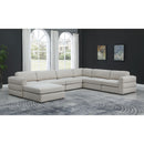  Manufacturer Color_Beige -- Meridian Beckham Fabric 7 pc Sectional IMAGE 2