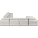  Manufacturer Color_Beige -- Meridian Beckham Fabric 7 pc Sectional IMAGE 3