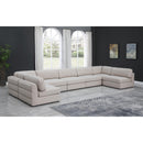  Manufacturer Color_Beige -- Meridian Beckham Fabric 7 pc Sectional IMAGE 2