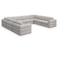  Manufacturer Color_Beige -- Meridian Beckham Fabric 8 pc Sectional IMAGE 1