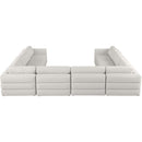  Manufacturer Color_Beige -- Meridian Beckham Fabric 8 pc Sectional IMAGE 3