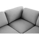  Manufacturer Color_Grey -- Beckham 152" Grey Linen Textured Fabric Upholstered 5 pc Modular Sectional IMAGE 12
