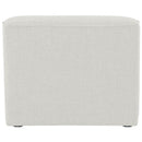  Manufacturer Color_Cream -- Meridian Miramar Stationary Fabric Chair IMAGE 3