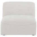  Manufacturer Color_Cream -- Meridian Miramar Stationary Fabric Chair IMAGE 4
