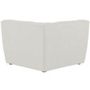  Manufacturer Color_Cream -- Meridian Miramar Stationary Fabric Chair IMAGE 3