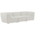 Meridian Miramar Stationary Fabric Sofa 683Cream-S109 IMAGE 1