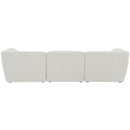  Manufacturer Color_Cream -- Meridian Miramar Stationary Fabric Sofa IMAGE 3