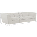  Manufacturer Color_Cream -- Meridian Miramar Stationary Fabric Sofa IMAGE 9