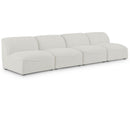  Manufacturer Color_Cream -- Meridian Miramar Stationary Fabric Sofa IMAGE 1