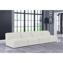  Manufacturer Color_Cream -- Meridian Miramar Stationary Fabric Sofa IMAGE 2