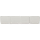  Manufacturer Color_Cream -- Meridian Miramar Stationary Fabric Sofa IMAGE 3