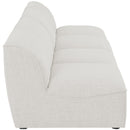 Manufacturer Color_Cream -- Meridian Miramar Stationary Fabric Sofa IMAGE 5