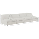  Manufacturer Color_Cream -- Meridian Miramar Stationary Fabric Sofa IMAGE 8