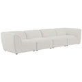 Meridian Miramar Stationary Fabric Sofa 683Cream-S142 IMAGE 1