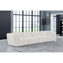  Manufacturer Color_Cream -- Meridian Miramar Stationary Fabric Sofa IMAGE 2