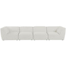  Manufacturer Color_Cream -- Meridian Miramar Stationary Fabric Sofa IMAGE 4