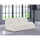  Manufacturer Color_Cream -- Meridian Miramar Stationary Fabric Sofa IMAGE 2