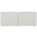  Manufacturer Color_Cream -- Meridian Miramar Stationary Fabric Sofa IMAGE 3
