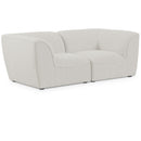  Manufacturer Color_Cream -- Meridian Miramar Stationary Fabric Sofa IMAGE 1