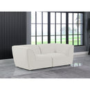  Manufacturer Color_Cream -- Meridian Miramar Stationary Fabric Sofa IMAGE 2