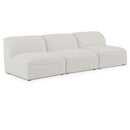 Manufacturer Color_Cream -- Meridian Miramar Stationary Fabric Sofa IMAGE 1