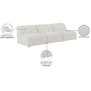  Manufacturer Color_Cream -- Meridian Miramar Stationary Fabric Sofa IMAGE 9