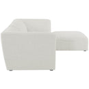  Manufacturer Color_Cream -- Meridian Miramar Fabric 4 pc Sectional IMAGE 10