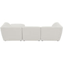 Manufacturer Color_Cream -- Meridian Miramar Fabric 4 pc Sectional IMAGE 5