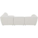  Manufacturer Color_Cream -- Meridian Miramar Fabric 4 pc Sectional IMAGE 5