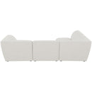  Manufacturer Color_Cream -- Meridian Miramar Fabric 4 pc Sectional IMAGE 6