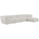  Manufacturer Color_Cream -- Meridian Miramar Fabric 5 pc Sectional IMAGE 2