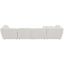  Manufacturer Color_Cream -- Meridian Miramar Fabric 5 pc Sectional IMAGE 6