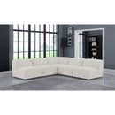  Manufacturer Color_Cream -- Meridian Miramar Fabric 5 pc Sectional IMAGE 2