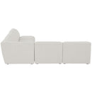  Manufacturer Color_Cream -- Meridian Miramar Fabric 5 pc Sectional IMAGE 5