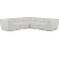  Manufacturer Color_Cream -- Meridian Miramar Fabric 5 pc Sectional IMAGE 1