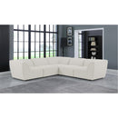  Manufacturer Color_Cream -- Meridian Miramar Fabric 5 pc Sectional IMAGE 2