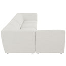  Manufacturer Color_Cream -- Meridian Miramar Fabric 5 pc Sectional IMAGE 10