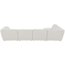  Manufacturer Color_Cream -- Meridian Miramar Fabric 5 pc Sectional IMAGE 6