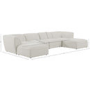  Manufacturer Color_Cream -- Meridian Miramar Fabric 6 pc Sectional IMAGE 9