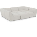  Manufacturer Color_Cream -- Meridian Miramar Fabric 6 pc Sectional IMAGE 1