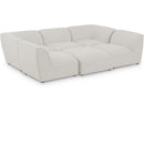  Manufacturer Color_Cream -- Meridian Miramar Fabric 6 pc Sectional IMAGE 1