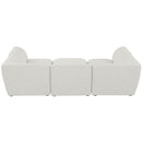  Manufacturer Color_Cream -- Meridian Miramar Fabric 6 pc Sectional IMAGE 3