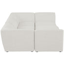  Manufacturer Color_Cream -- Meridian Miramar Fabric 6 pc Sectional IMAGE 5