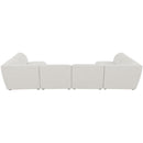  Manufacturer Color_Cream -- Meridian Miramar Fabric 6 pc Sectional IMAGE 3