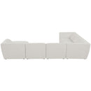 Manufacturer Color_Cream -- Meridian Miramar Fabric 7 pc Sectional IMAGE 3