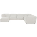  Manufacturer Color_Cream -- Meridian Miramar Fabric 7 pc Sectional IMAGE 4