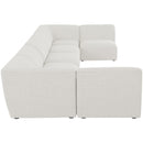  Manufacturer Color_Cream -- Meridian Miramar Fabric 7 pc Sectional IMAGE 5
