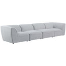 Meridian Miramar Stationary Fabric Sofa 683Grey-S142 IMAGE 1