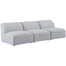 Meridian Miramar Stationary Fabric Sofa 683Grey-S99 IMAGE 1
